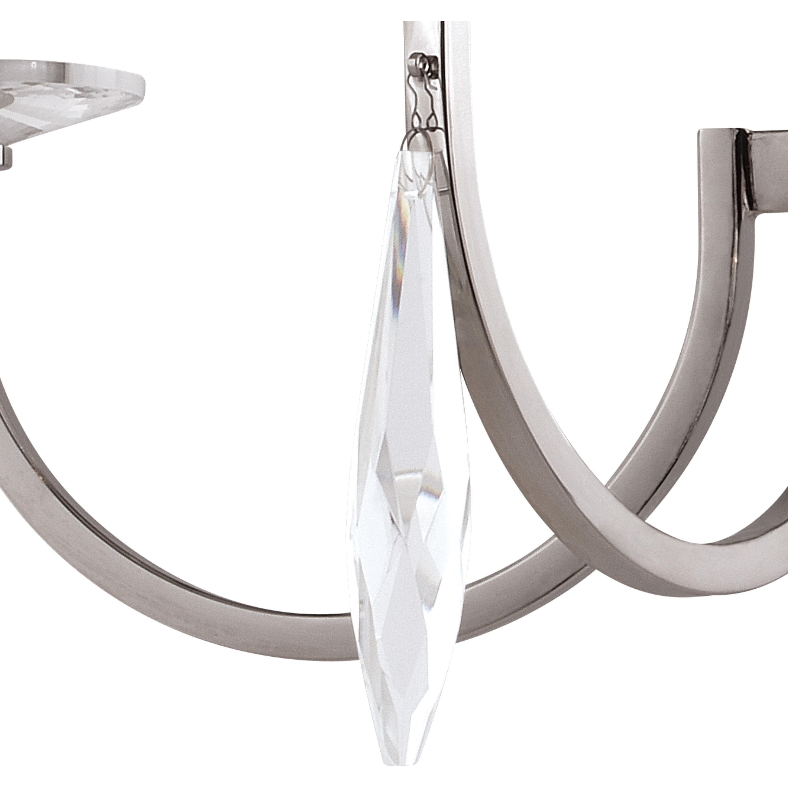 Hoyne LED 25 inch Polished Nickel Chandelier Ceiling Light