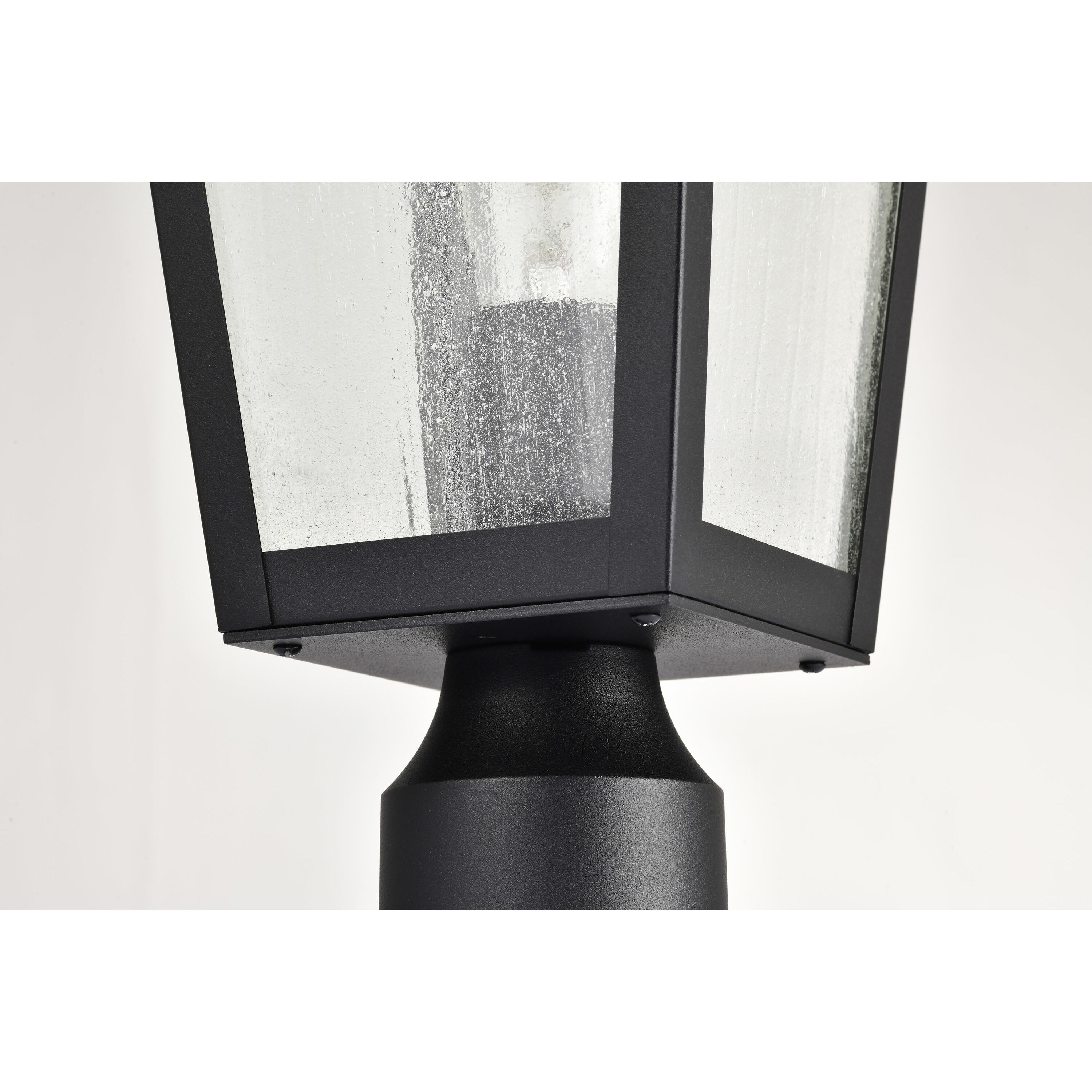 Lawrence 1 Light 22.75 inch Matte Black Outdoor Post Light