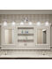 Neptune 6 Light 48 inch Brushed Nickel Bath Vanity Wall Light