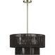 Acordia 4 Light 20 inch Antique Brass Pendant Chandelier Ceiling Light