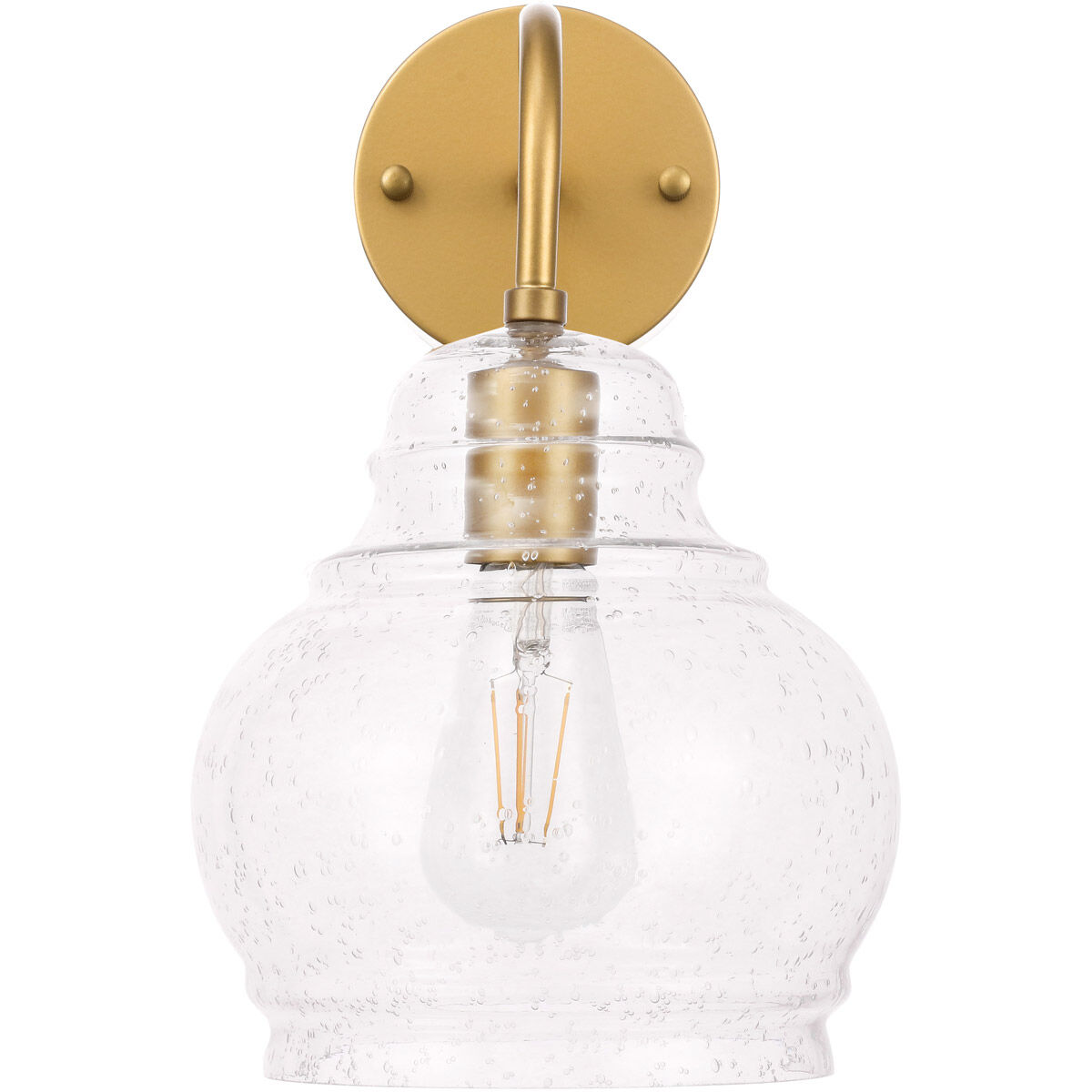 Pierce 1 Light 8 inch Brass Wall sconce Wall Light