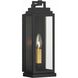 Aspen 1 Light 14 inch Matte Black Outdoor Sconce