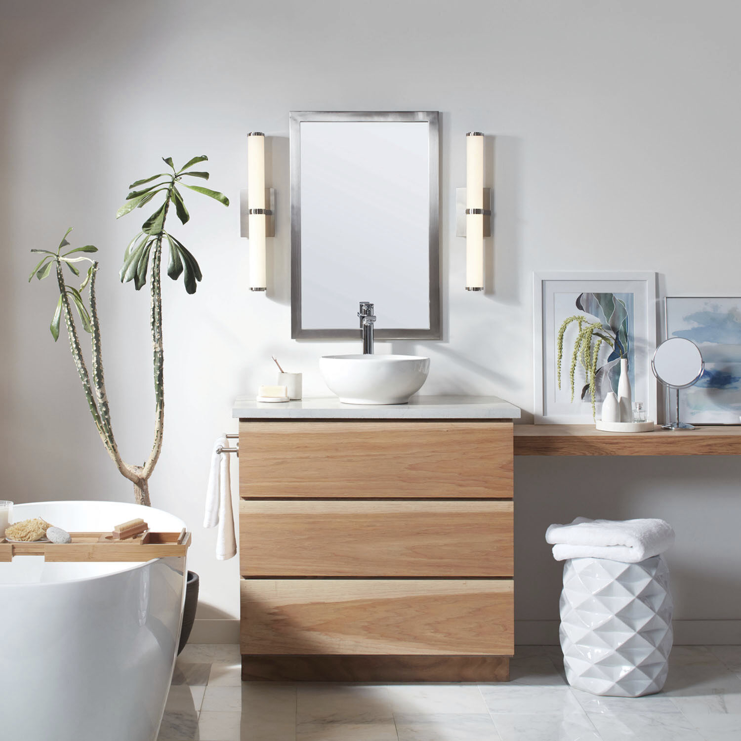 Narrow vanity light deals