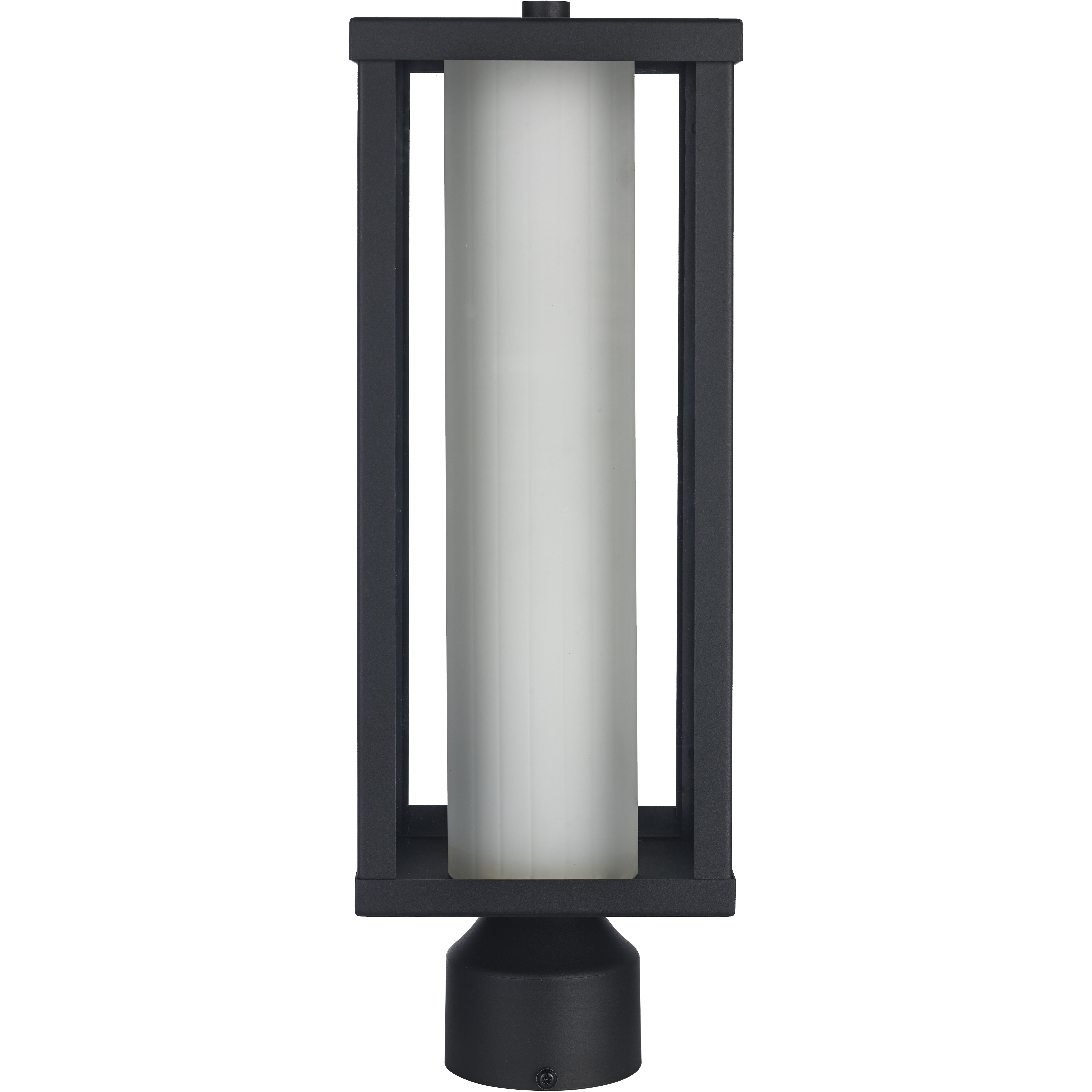 Adler 1 Light 18 inch Black Outdoor Post Lantern