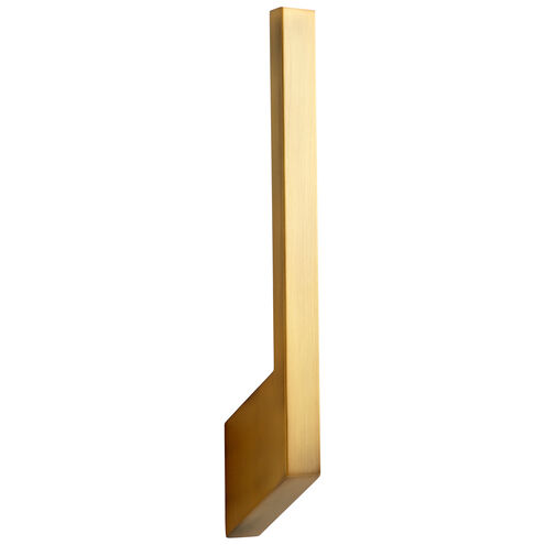 Mirage 1 Light 3 inch Aged Brass Sconce Wall Light