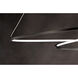 Cycle LED 31.5 inch Black Single Pendant Ceiling Light