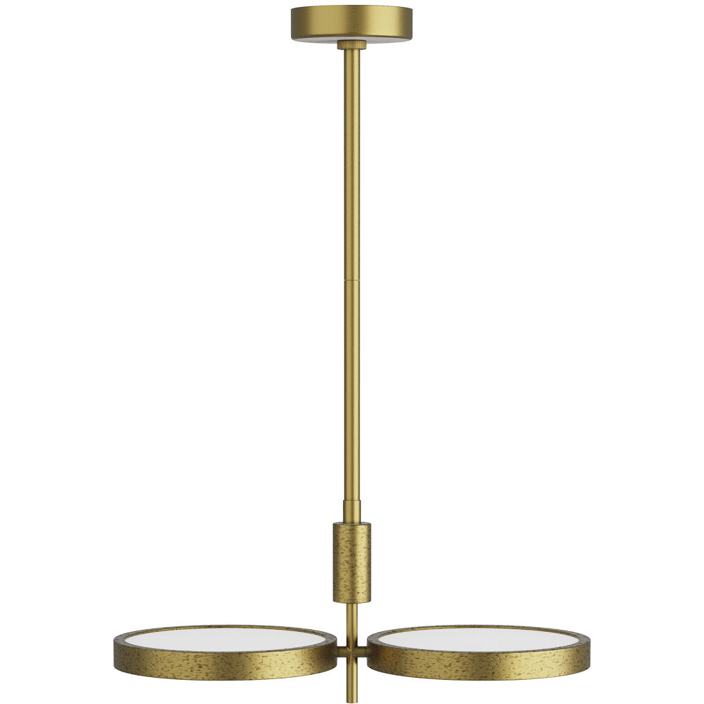 Alexander 2 Light 26 inch Antique Brass Chandelier Ceiling Light