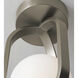 Milan LED 7.38 inch Satin Nickel Semi Flush Mount Ceiling Light