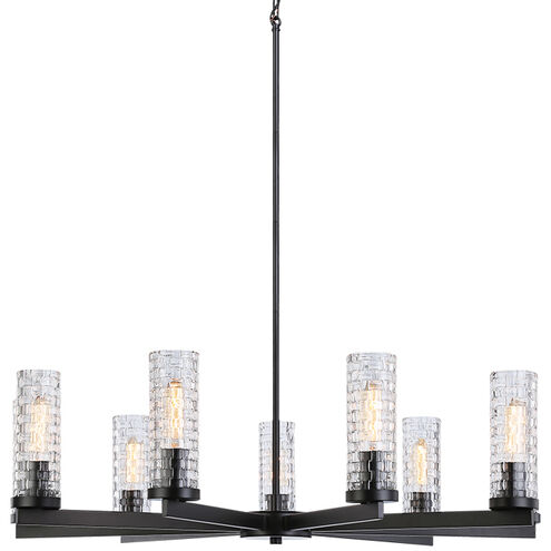 Weaver 9 Light 36 inch Black Pendant Ceiling Light