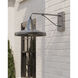 Mariner 1 Light 10.5 inch Antique Silver Outdoor Wall Sconce
