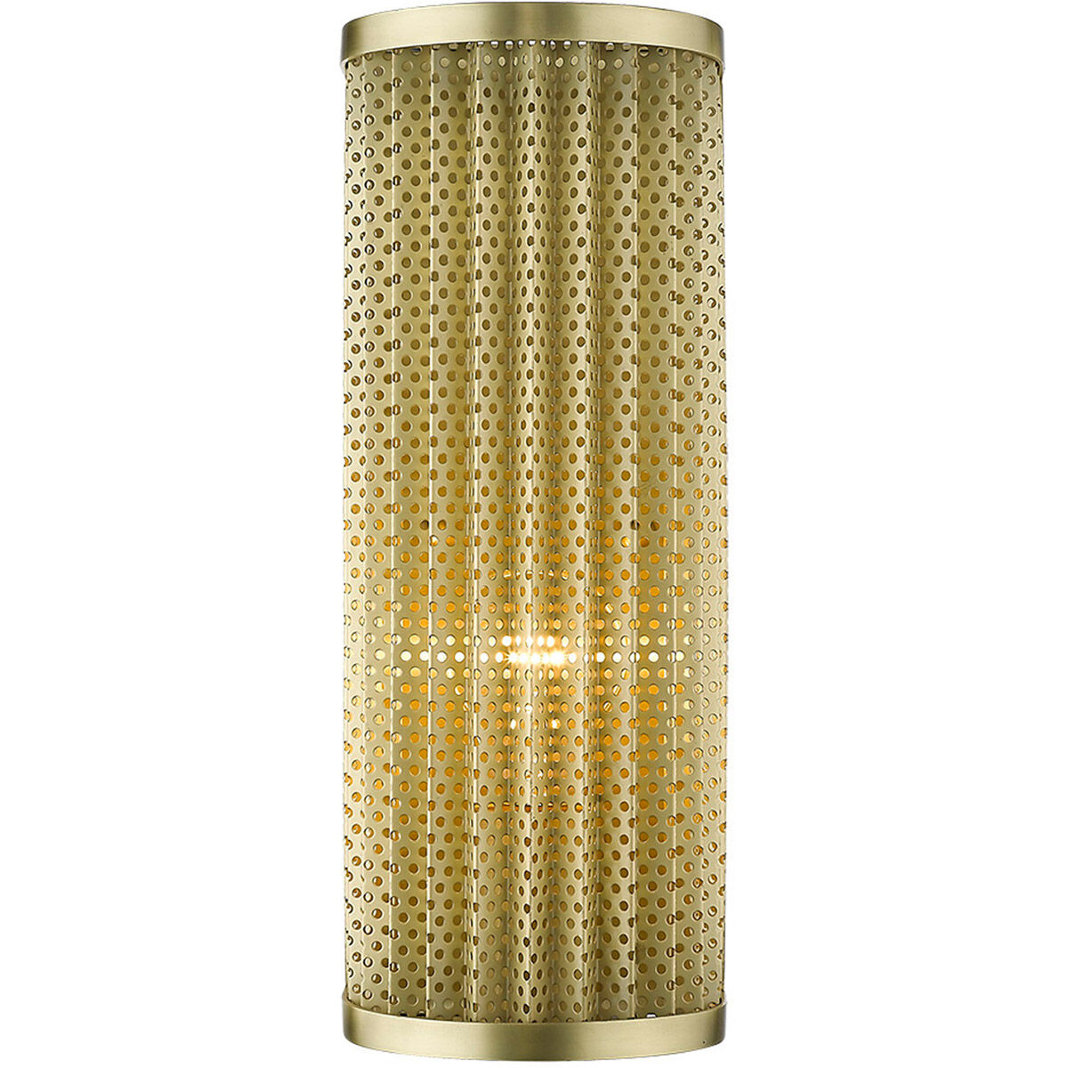 Basetti 1 Light 5 inch Gold Sconce Wall Light