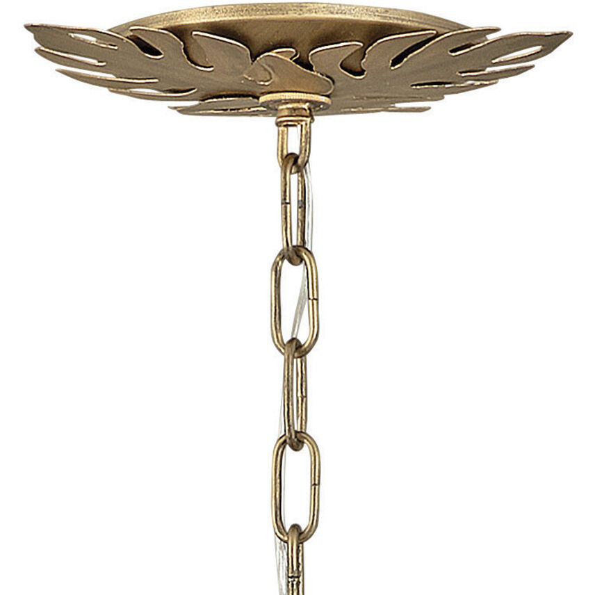 Botanica LED 24 inch Burnished Gold Chandelier Ceiling Light, Orb