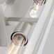 Dex 3 Light 4.75 inch Brushed Nickel Bath Vanity Wall Light in Brushed Nickel Silver