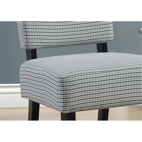 Bensalem Blue and Grey Accent Chair