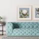 Florals Collection Champagne Gold Block Contemporary Framed Art