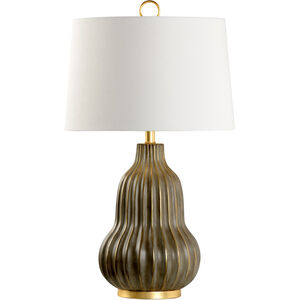 Wildwood 30 inch 100 watt Aged Gray Glaze/Antique Gold Table Lamp Portable Light