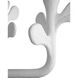 Charny 5 Light 42 inch Gesso White Chandelier Ceiling Light