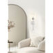 Cosmo 1 Light 5 inch Brushed Nickel Wall Sconce Wall Light