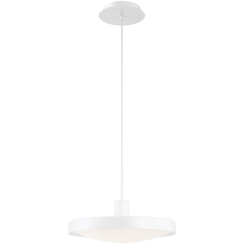 Sandstone LED 14 inch White Pendant Ceiling Light, Medium