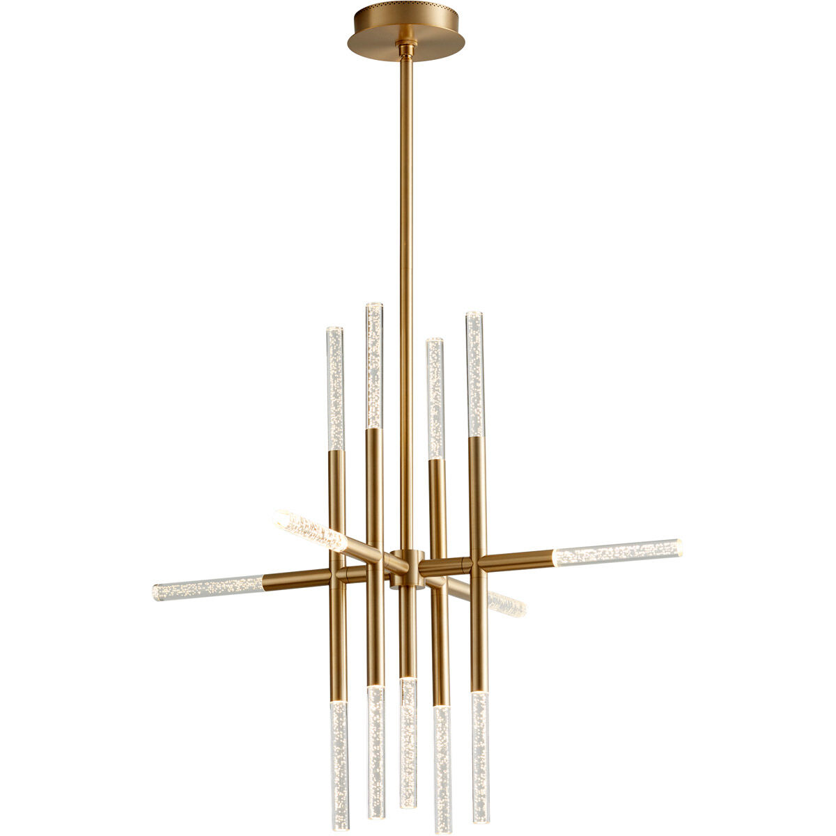 Moxy LED 32 inch Aged Brass Pendant Ceiling Light
