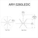 Array LED 31.5 inch Matte Black Chandelier Ceiling Light