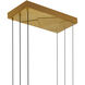 Saber 50 inch Brass Chandelier Ceiling Light