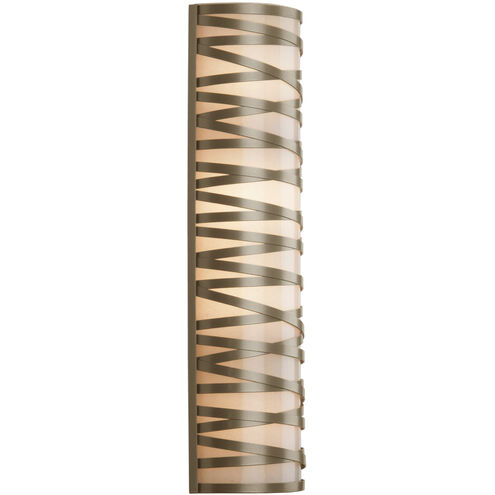 Tempest 4 Light 7.5 inch Gilded Brass Cover Sconce Wall Light in Frosted