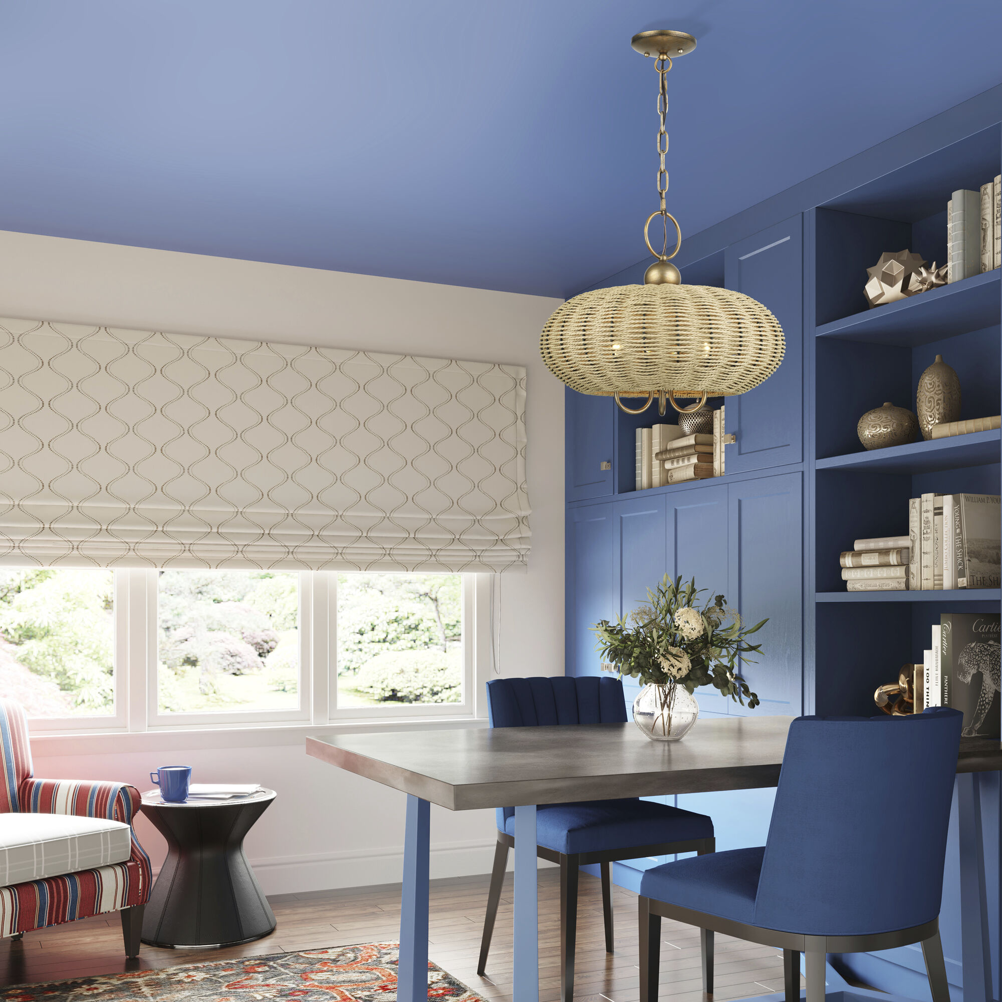 Summervine 3 Light 18 inch Antique Gold Leaf Pendant Chandelier Ceiling Light