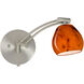Tay Tay 1WW 13 inch 50 watt Satin Nickel Swing Arm Sconce Wall Light