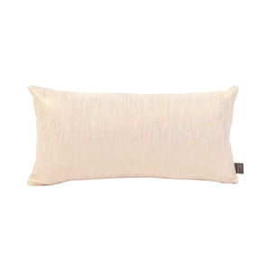 Kidney 22 inch Glam Snow Pillow, with Down Insert