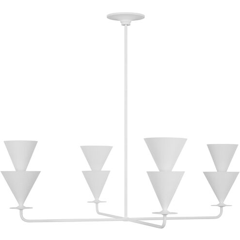 Christiane Lemieux Cornet 4 Light 46 inch Cast Plaster Chandelier Ceiling Light