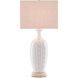 Saraband 32 inch 150 watt Sky Blue/Cream Table Lamp Portable Light