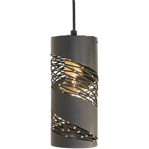 Flow 1 Light 4 inch Gold Mini Pendant Ceiling Light