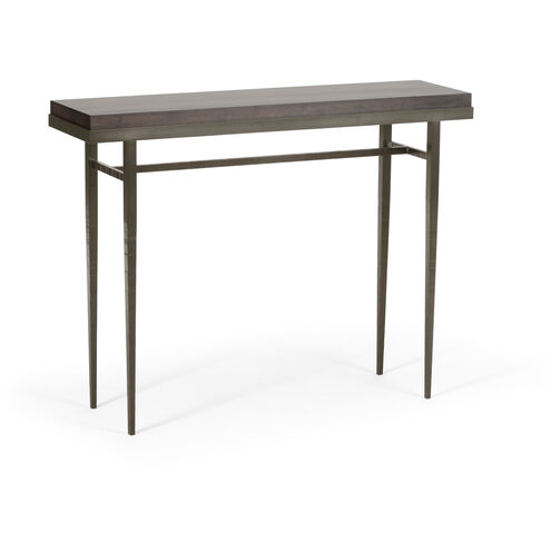 Wick 42 X 11.5 inch Oil Rubbed Bronze Console Table in Maple Espresso