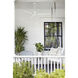 Indy 72 inch Matte White Fan