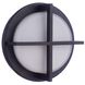 Bulkhead 1 Light 8 inch Textured Black Outdoor Wall/Ceiling Mount, Small