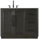 Chase 42 X 34 inch Chocolate Oak Bathroom Vanity Cabinet