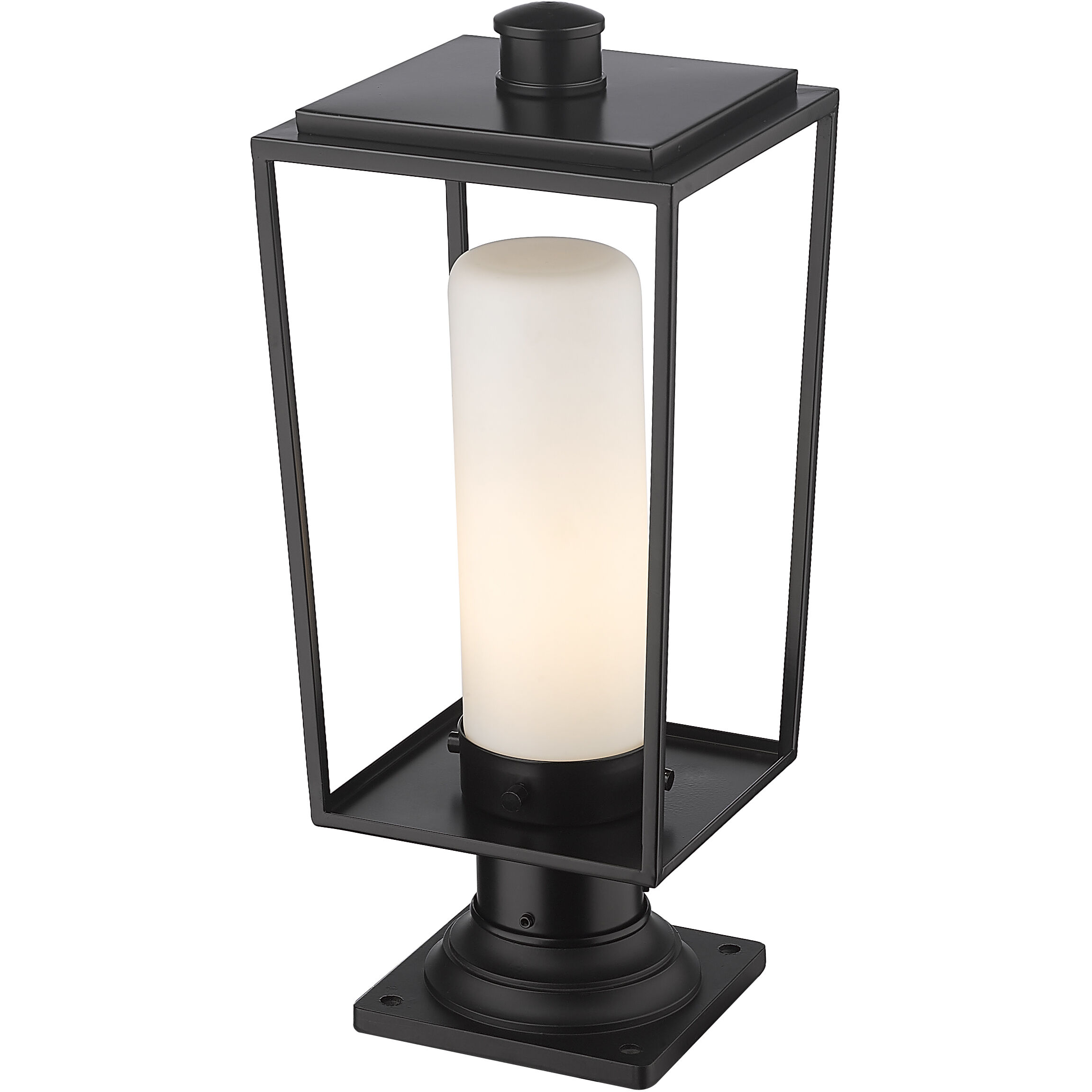 Sheridan 1 Light 19.5 inch Black Outdoor Pier Mounted Fixture