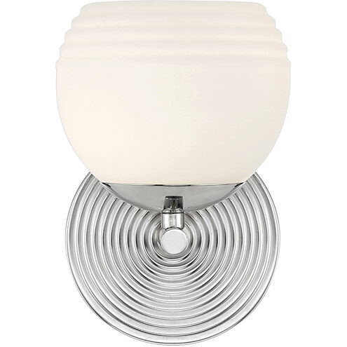 Moon Breeze 1 Light 6 inch Polished Nickel Wall Sconce Wall Light
