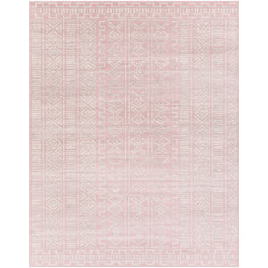 Ustad 122.05 X 94.49 inch Dusty Pink/Gray/Cream Machine Woven Rug in 8 x 10, Rectangle