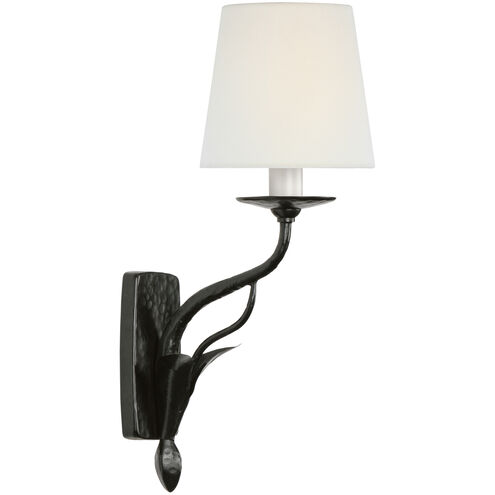 Chapman & Myers Amalfi LED 5 inch Waxed Black Sconce Wall Light