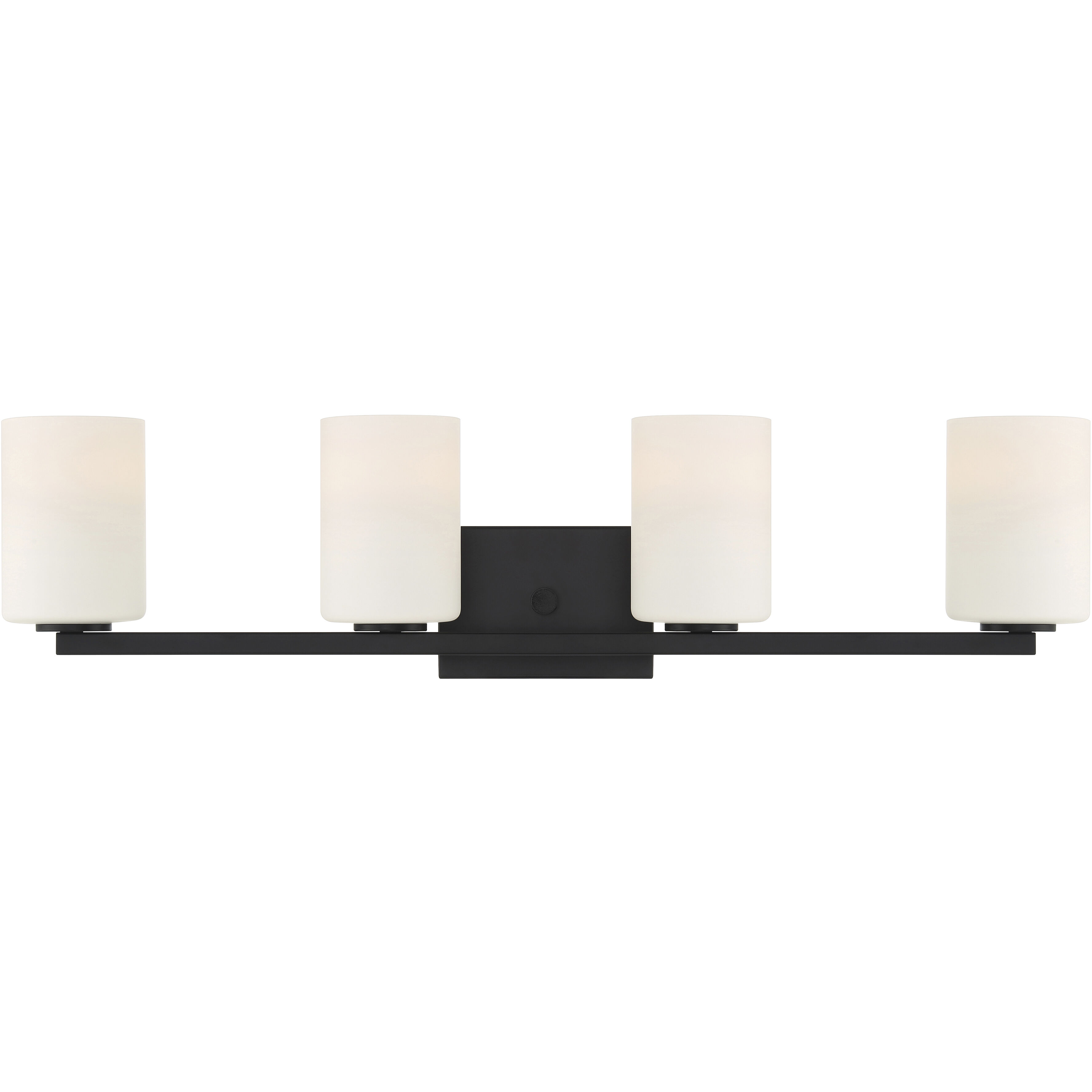Access 62624LEDDLP MBL OPL Sienna 30 inch Matte Black Bath Vanity
