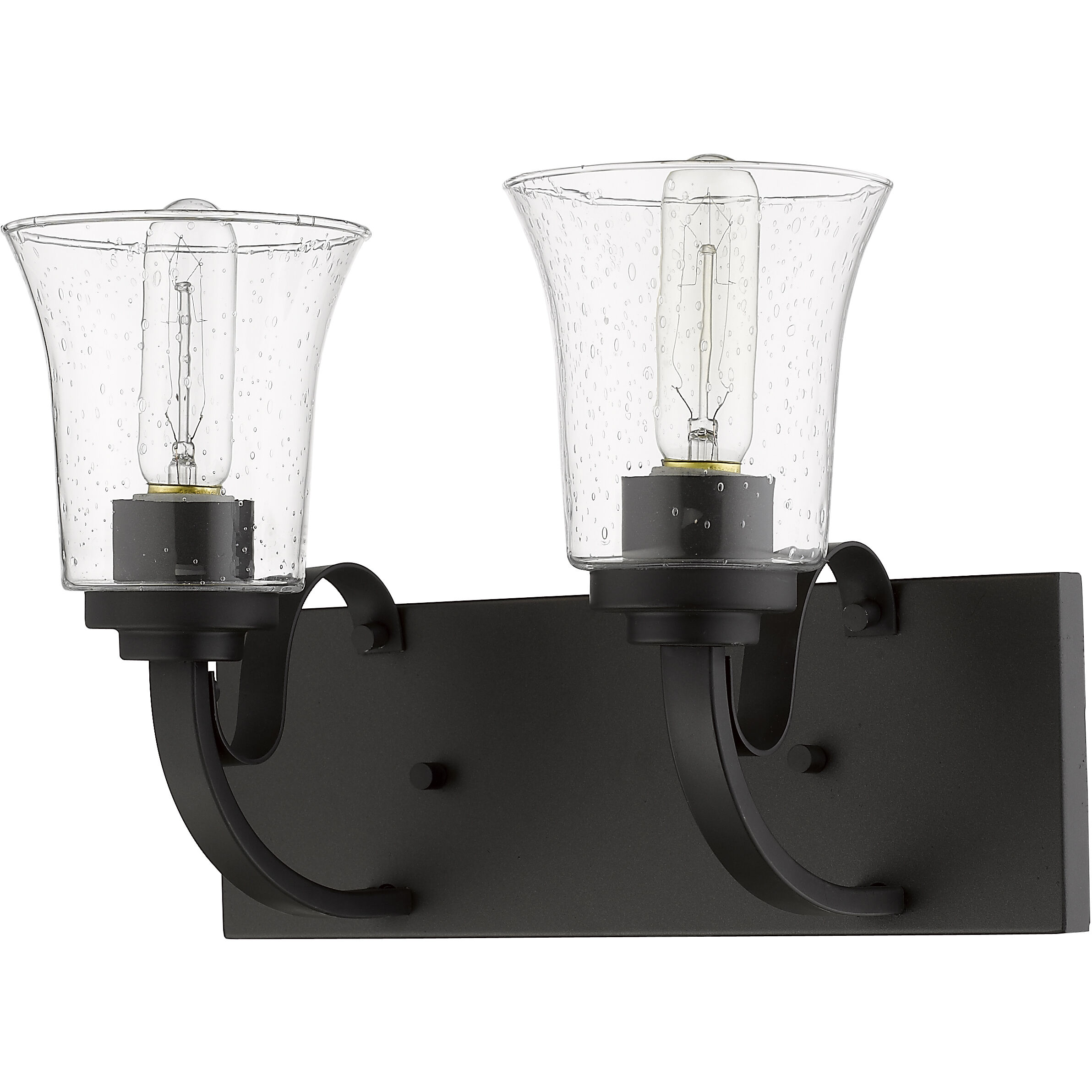 Halliwell 2 Light 14 inch Bronze Vanity Wall Light