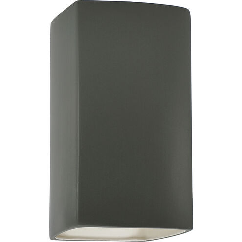 Ambiance 1 Light 9.5 inch Pewter Green Outdoor Wall Sconce in Incandescent