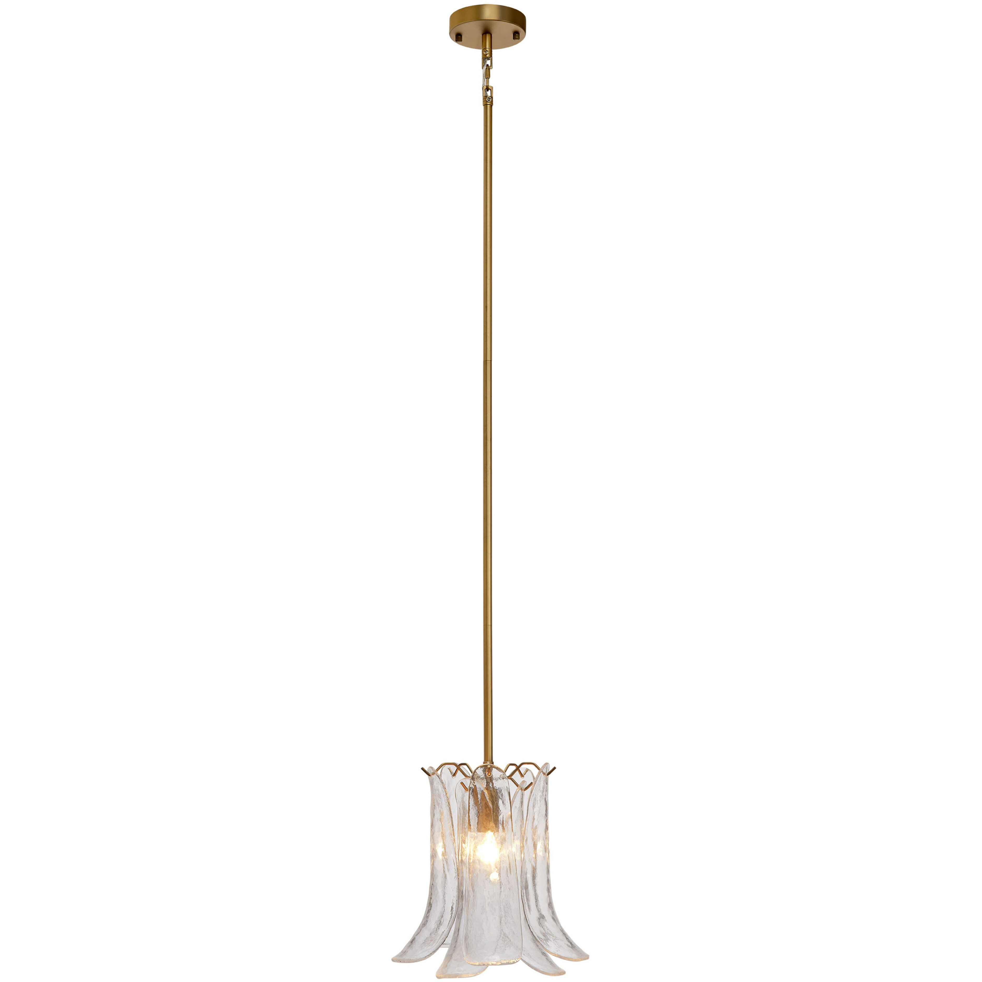 Cala 1 Light 12 inch Brass Pendant Ceiling Light