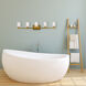 Cassie 5 Light 42 inch Brass Bath Sconce Wall Light