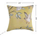 Golden Branch 24 inch Multicolor Pillow