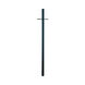 Direct Burial 84 inch Matte Black Exterior Lamp Post