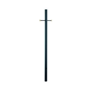 Direct Burial 84 inch Matte Black Exterior Lamp Post