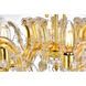 Maria Theresa 6 Light 24 inch Gold Flush Mount Ceiling Light in Royal Cut
